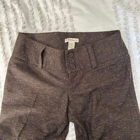 Forever 21 vintage brown low rise pants - Picture 1 of 3